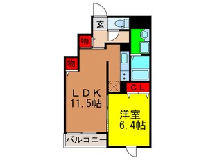 グラン　ヴィオレⅠの物件間取画像